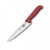Nóż do mięsa Victorinox Fibrox - Ergonomiczna rękojeść, trwałe ostrze ze stali nierdzewnej, do precyzyjnego porcjowania - 15 cm - 5.2001.15